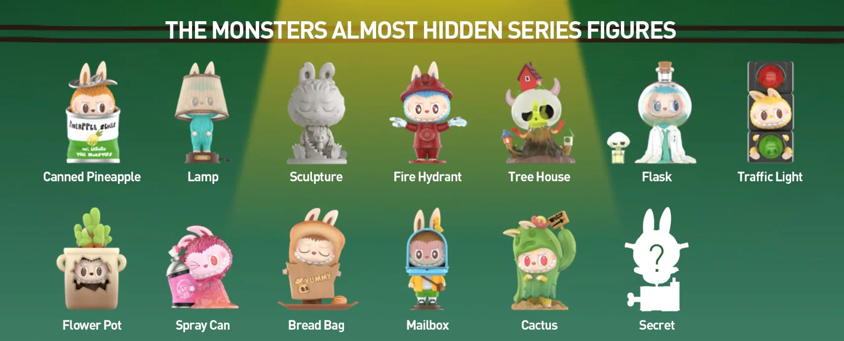 THE MONSTERS Almost Hidden Series Figures - Pop Mart [Blind