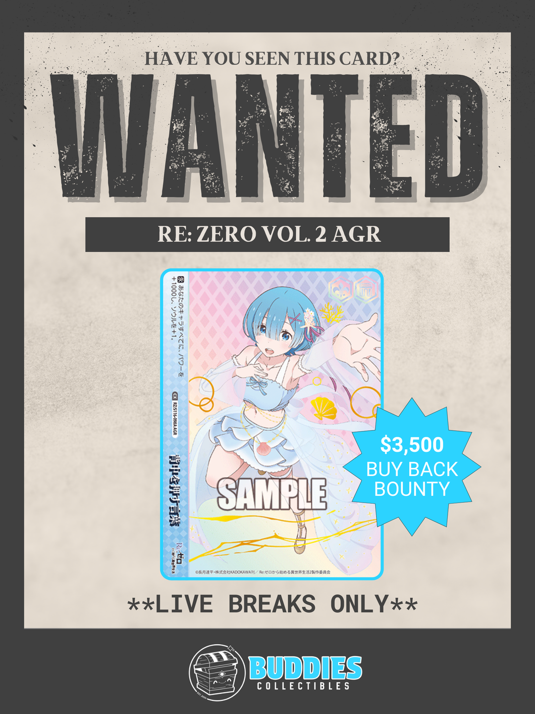 Bounty - Re: Zero Vol. 2 AGR