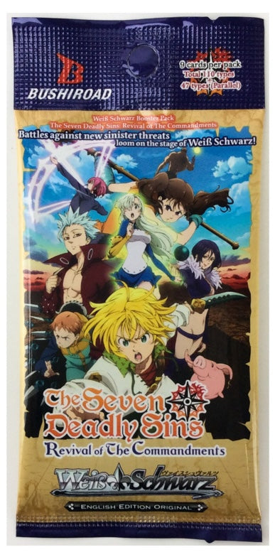 The Seven Deadly Sins: Revival of the Commandment - Weiss Schwarz Booster Box [ENG]