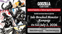 Load image into Gallery viewer, Godzilla TCG  Ink-Brushed Monster Rampage Sleeve &amp; Card Set [ENG]
