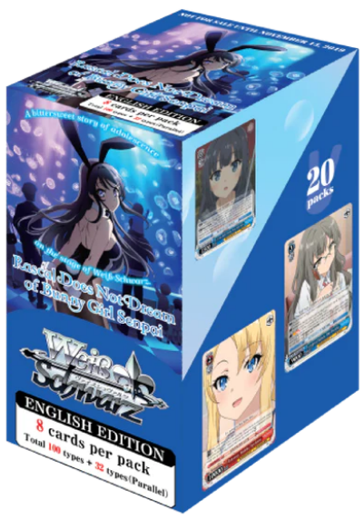 Rascal Does Not Dream of Bunny Girl Senpai -  Weiss Schwarz Booster Box (REPRINT) [ENG]